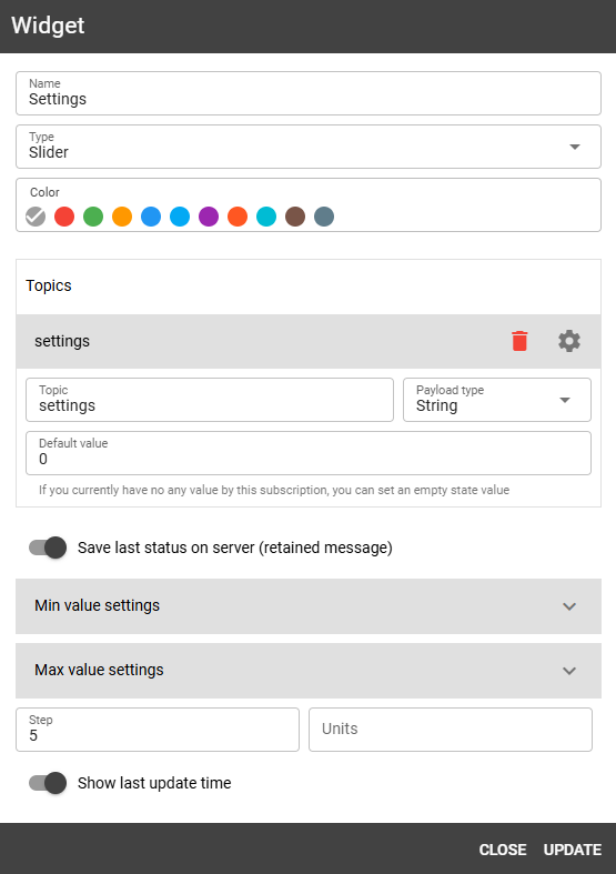 mqtt tiles